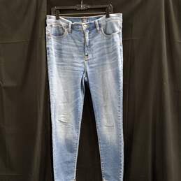 J.Crew Women's Blue Denim High-Rise Skinny Jeans Size 32