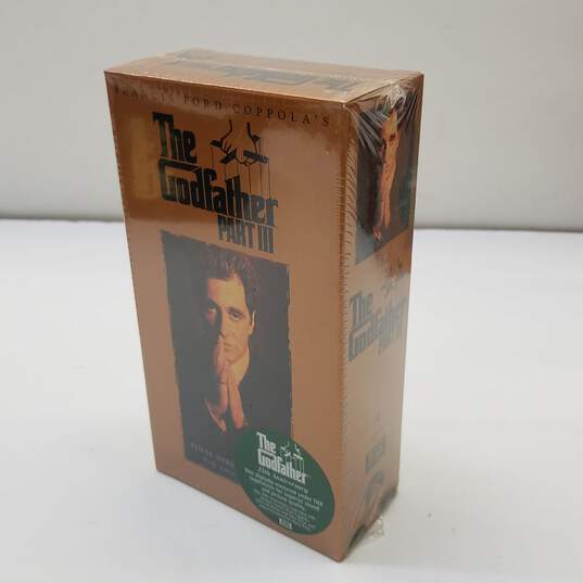 The Godfather Trilogy Box Set on VHS Tapes image number 9