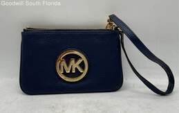 Michael Kors Womens Blue Wallet