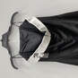 NWT Womens Black White Strapless Zip Bridesmaid Ball Gown Dress Size 9/10 image number 4