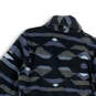 NWT Mens Black Gray Shawl Neck Long Sleeve Fleece Cardigan Sweater Size S image number 4