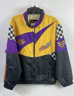 Ski Doo Men Yellow Vintage Racing Jacket M