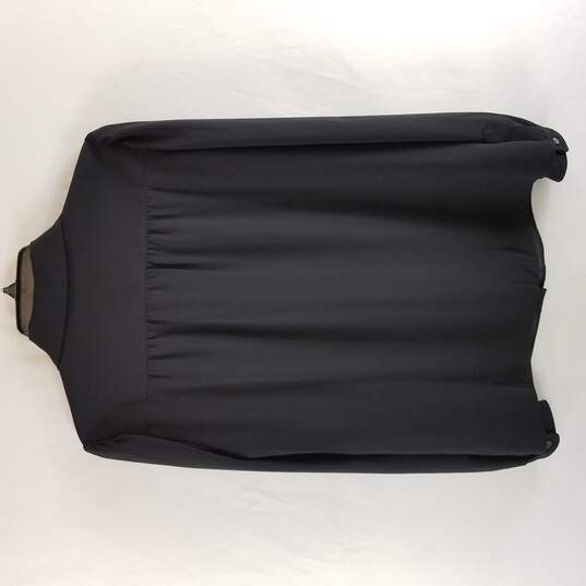 Buy the Louis Vuitton Uniforms Women Black Long Sleeve Blouse 36 NWT ...