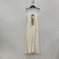 NWT Womens Exene White Embellished Sleeveless Strapless Maxi Dress Size 0 image number 1