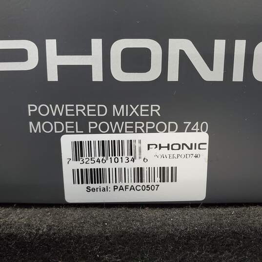 Phonic PowerPod 740 Powered Mixer - Untested image number 9