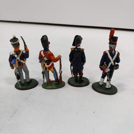 4pc Lot of Various DelPrado Hand Painted Soldier Figurines image number 2
