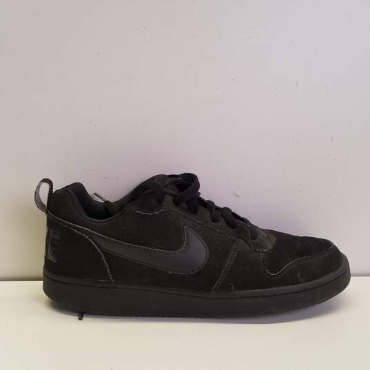 Buy the Nike Court Borough 838937-001 Black Sneakers Size 10 |