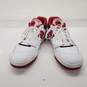 New Balance 550 White Red Sneakers Men's Size 15 image number 2