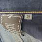 7 For All Mankind High Waist Straight Leg Blue Jeans Women's 28 image number 3
