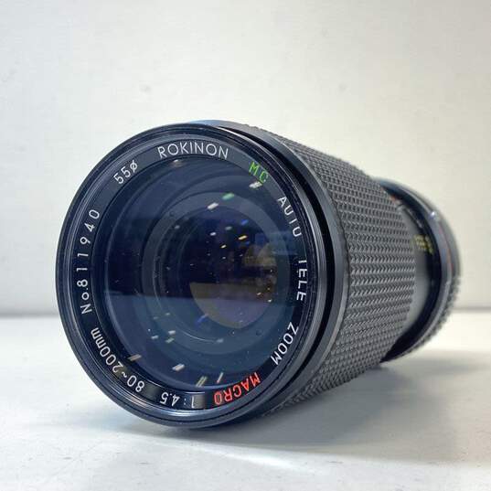 Rokinon MC Auto Tele Zoom Macro 1:4.5 80-200mm Camera Lens for Pentax K Mount image number 1