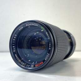 Rokinon MC Auto Tele Zoom Macro 1:4.5 80-200mm Camera Lens for Pentax K Mount