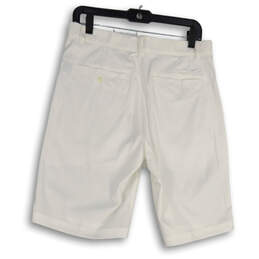 NWT Mens White Dri Fit Flex Slim Stretch Slash Pocket Golf Shorts Size 30 alternative image