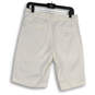 NWT Mens White Dri Fit Flex Slim Stretch Slash Pocket Golf Shorts Size 30 image number 2