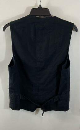 John Varvatos Black Vest - Size 48 alternative image