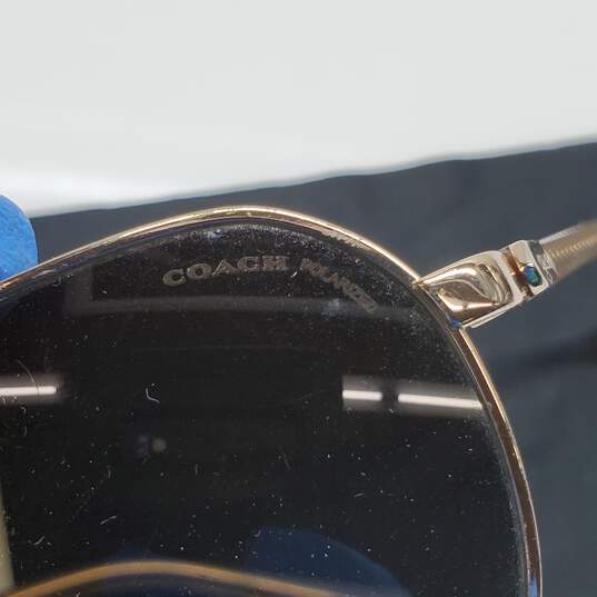 AUTHENTICATED COACH L137 HC7053 AVIATOR SUNGLASSES image number 7
