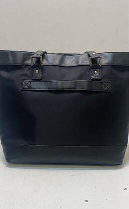 Reaction Kenneth Cole Zip Tote Bag Black Nylon/Leather alternative image