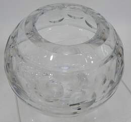 MCM Mid century Modern Crystal Candle Holder Top Piece Attributed to Jan Johansson for Orrefors Sweden