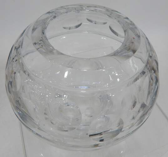 MCM Mid century Modern Crystal Candle Holder Top Piece Attributed to Jan Johansson for Orrefors Sweden image number 1