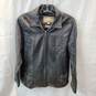 Wilsons Leather Thinsulate Black Full Zip Leather Jacket Size S image number 1
