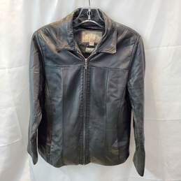 Wilsons Leather Thinsulate Black Full Zip Leather Jacket Size S