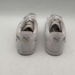 Mens BMW M Motorsport Roma White Round Toe Lace-Up Sneaker Shoes Size 9.5 alternative image