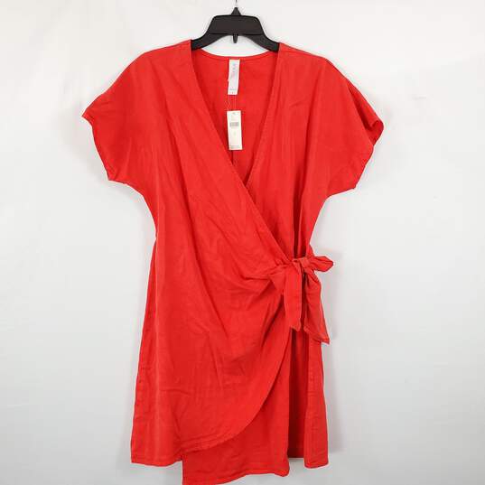 Amandi Women Red Wrap Dress S NWT image number 1