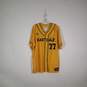 Mens Short Sleeve Junior League  Button Front Baseball Jersey Size XL image number 1