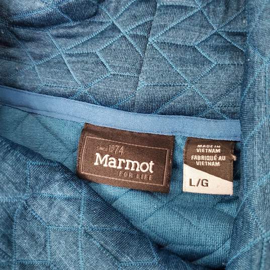Marmot WM's Teal Quilted Tunic Puller Over Size L/G image number 3