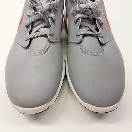 Nike Roshe Golf Tour Particle Grey, University Red Golf Sneakers AR5580-003 Size 12 image number 5