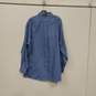 Gold Label Men's Blue Button-Up Size 17/35 NWT image number 2