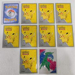 Pokemon TCG Lot of 10 Morelull Detective Pikachu Holofoil Cards 3/18 alternative image