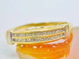 14K Yellow Gold 0.05 CTTW Diamond Love Ring- For Repair 2.6g
