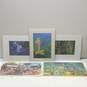Lot of 5 Film Lithographs and Vintage Placemats Print by Disney Vintage Matted image number 1