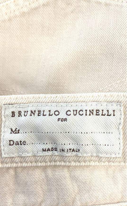 Brunello Cucinelli Beige Jeans - Size Small image number 3