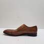 Mercanti Fiorentini Italy Brown Leather Monk Buckle Loafers Shoes Men's Size 10.5 M image number 2