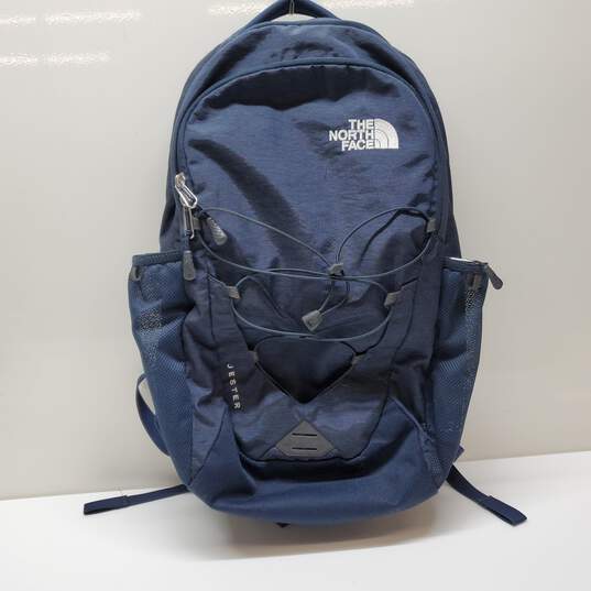The North Face Borealis Backpack, Shady Blue Heather/TNF White image number 1