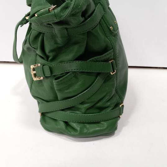 Michael Kors Green Leather Shoulder Bag image number 4