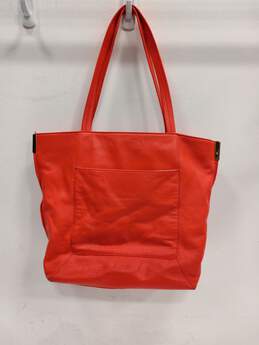 Sack Fifth Avenue Red Shoulder Tote Handbag alternative image