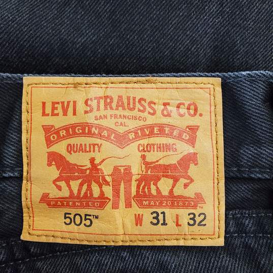 Levi's Men Black Jeans Sz W31 image number 3