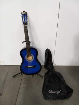 DC Blue Acoustic Guitar