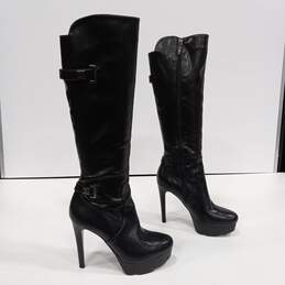 Women's Tall Black Boots Size 7.5M alternative image