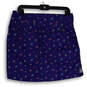 Womens Blue Printed Flat Front Slash Pocket Golf Tee Athletic Skort Size 6 image number 2
