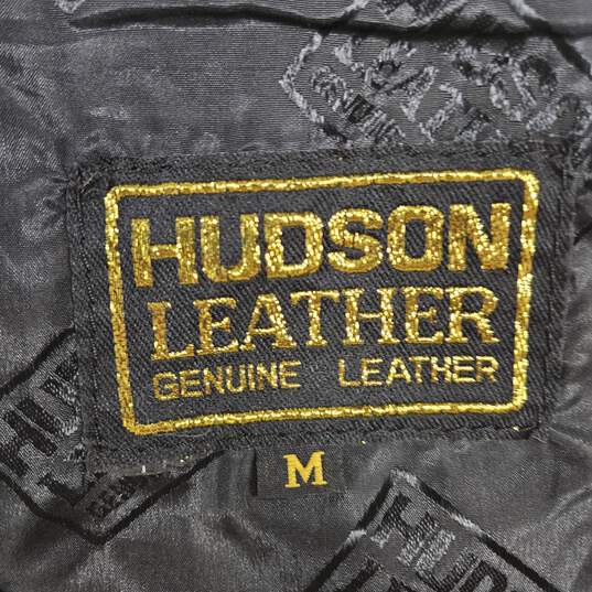 Hudson Leather Black Vest image number 3