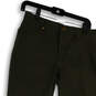 Womens Green Denim Dark Wash Pocket Stretch Straight Leg Jeans Size 8 image number 3