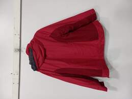 Women's Red Parka Style Winter Coat Size 1X alternative image