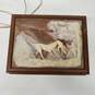 VTG Antique Deco-Tel Executive Phone with Inlay Hunt Scene Box image number 1