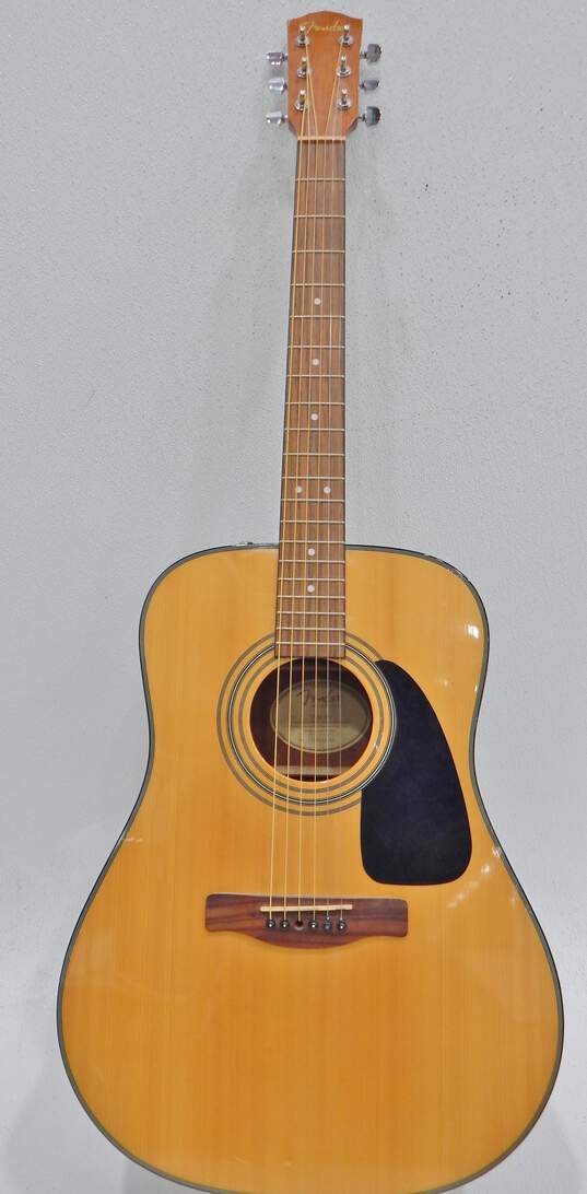 Fender Brand DG8S NAT Model Wooden Acoustic Guitar w/ Gig Bag and Accessories image number 1