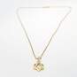 14K Gold Star Of David Diamond Pendant On Box Chain 15in Necklace 2.6g image number 2