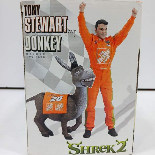 Action McFarlane Shrek 2 Donkey & Tony Stewart Action Figure IOB image number 3