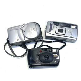 Lot of 7 Assorted APS Film Point & Shoot Cameras alternative image
